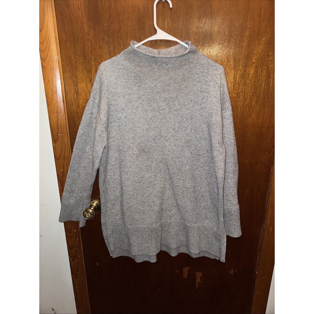 Anthropologie Moth Womens Gray Long Pullover Sweater Size Large